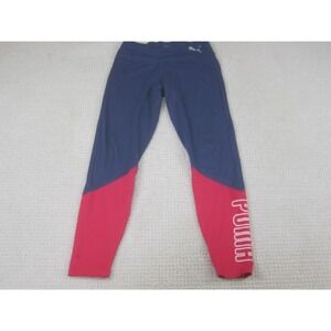 Puma Pants Womens Small Blue Red Dry Cell Workout Gym‎ Leggings Athletic Yoga